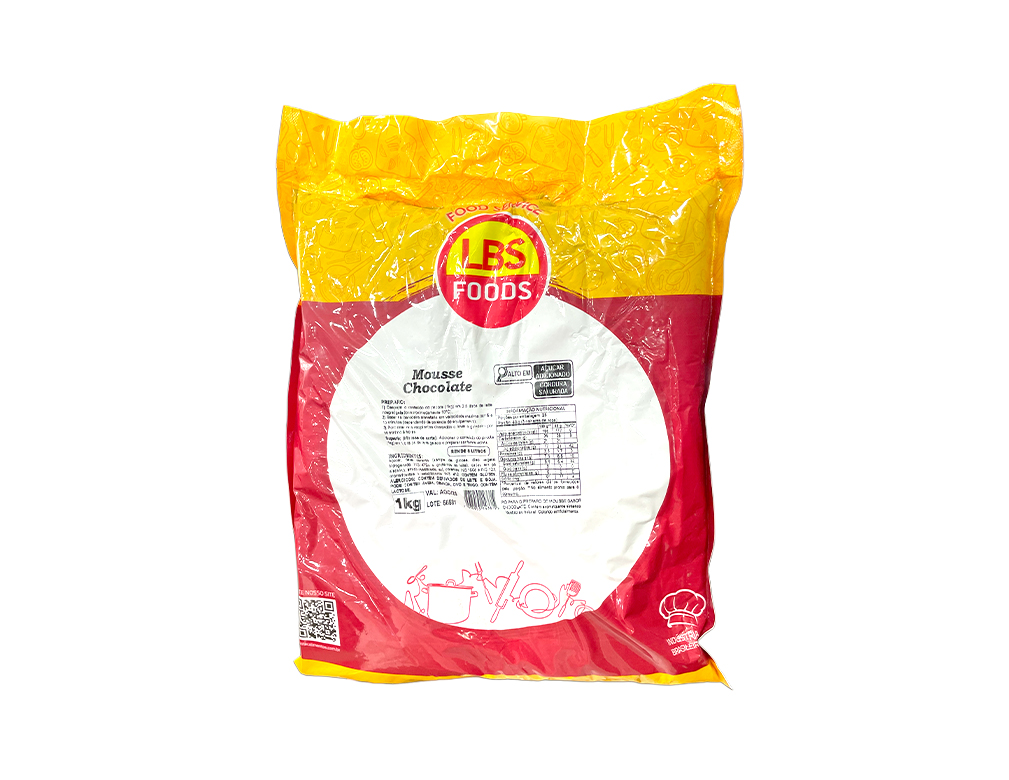 PRÉ MISTURA MOUSSE CHOCOLATE LBS 1 KG (FDO 10 PCT)